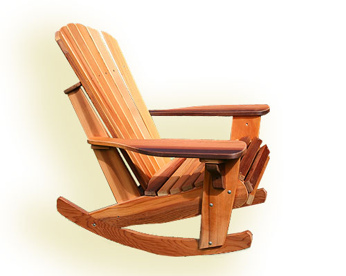 Cedar Adirondack Rocking Chair Plans DIY